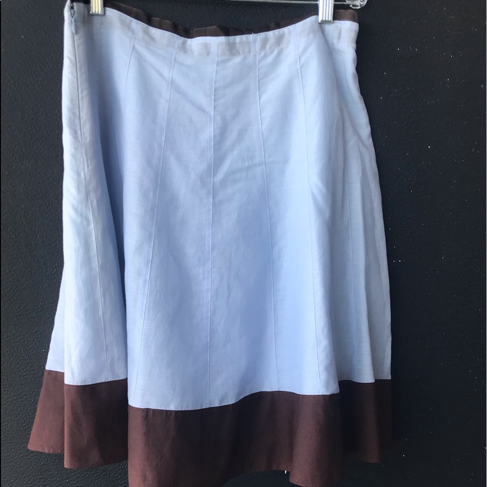 Banana Republic cotton/silk A-Line Skirt EUC. 6P